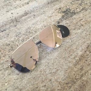 Quay x Desi High Key Gold Sunglasses